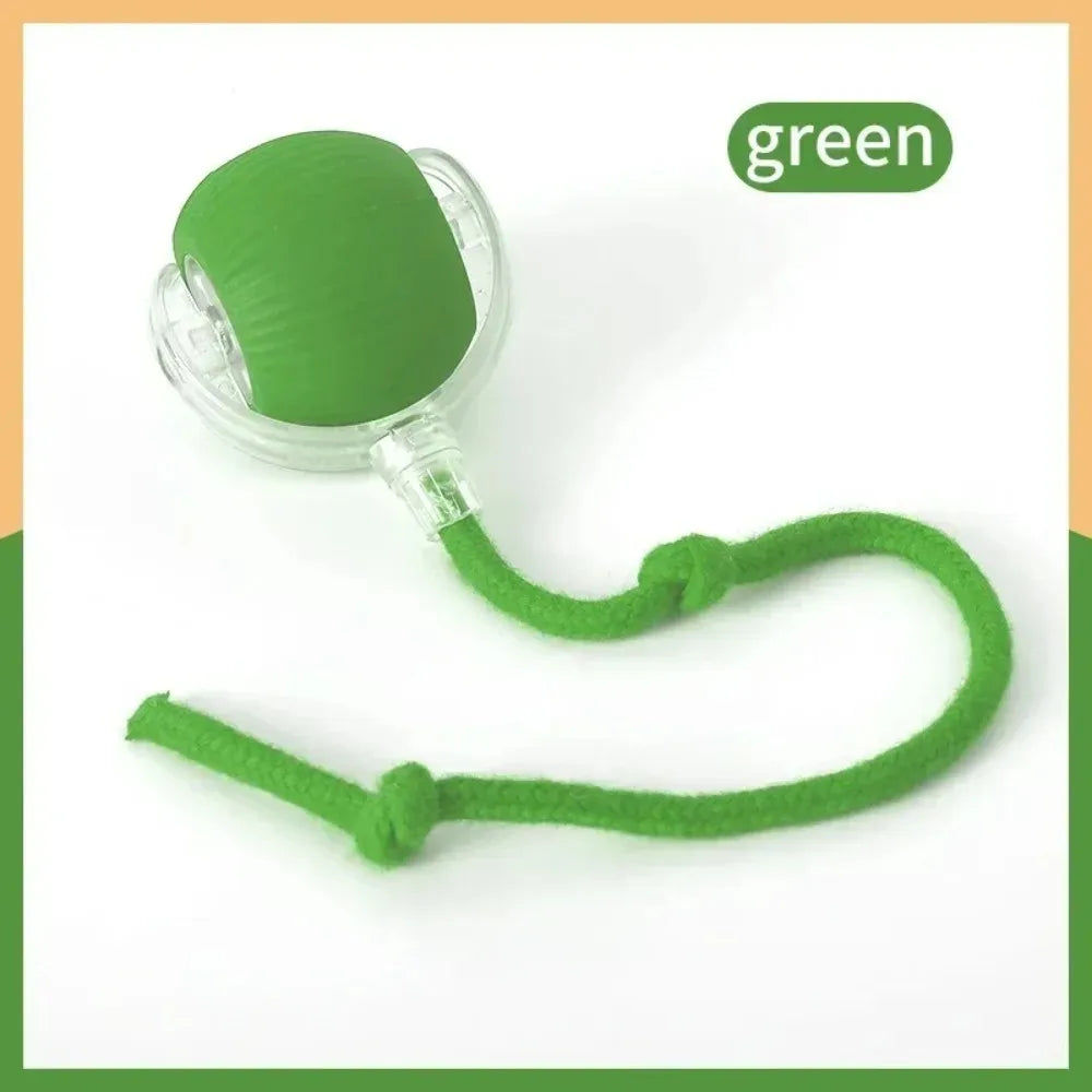 Interactive Cat Toy Ball – Automatic Rolling with Faux Tail, Rechargeable Smart Mouse Imitation