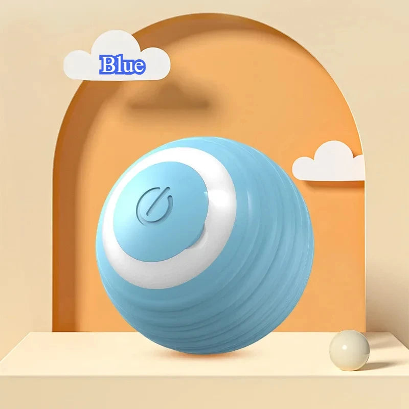 Interactive Cat Toy Ball – Automatic Rolling with Faux Tail, Rechargeable Smart Mouse Imitation