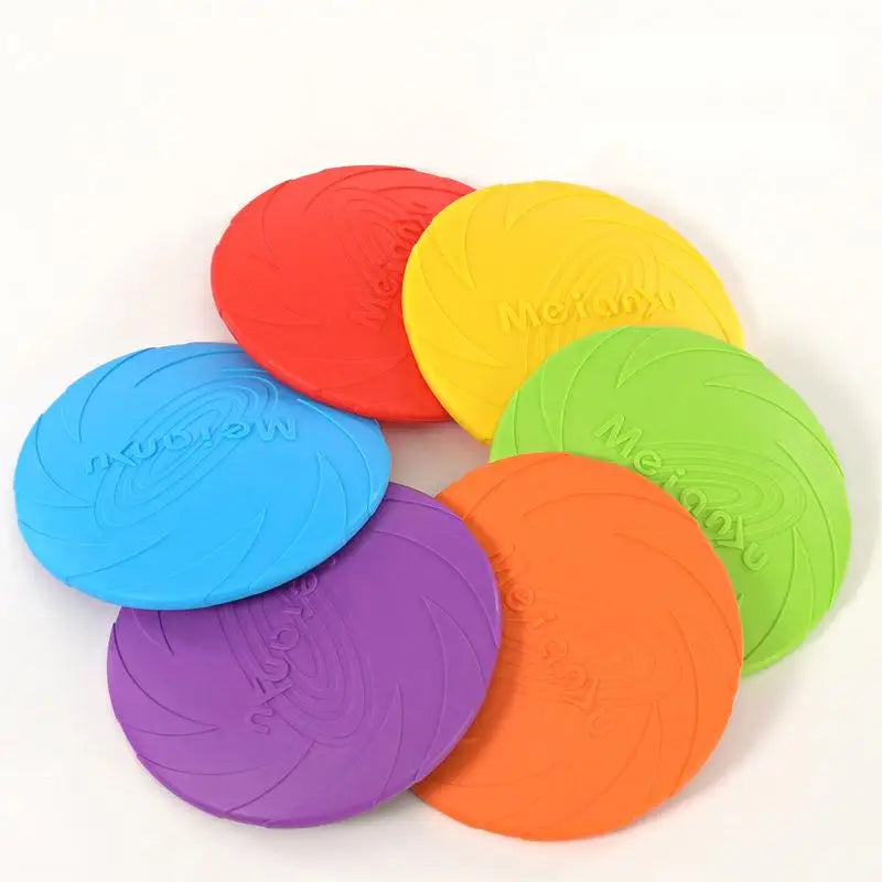 Bite-Resistant Flying Disc – Interactive Outdoor Toy for Dogs & Puppies