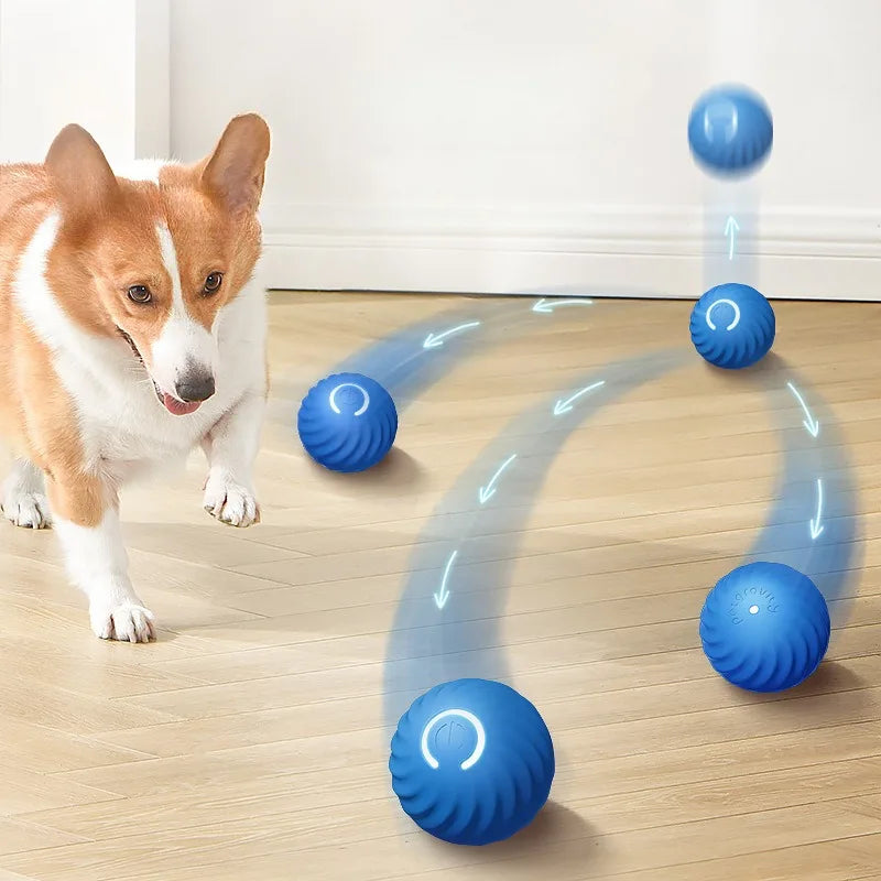 Smart Interactive Dog Toy Ball – USB Rechargeable, Jumping & Rotating