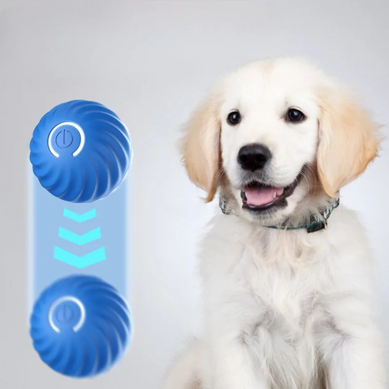 Smart Interactive Dog Toy Ball – USB Rechargeable, Jumping & Rotating