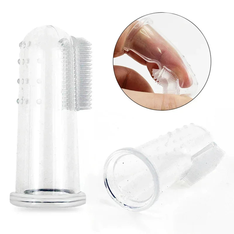 Super Soft Silicone Pet Finger Toothbrush β Dog & Cat Dental Care Tool