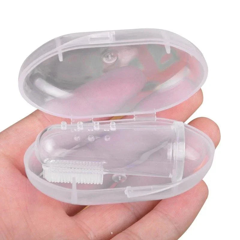 Super Soft Silicone Pet Finger Toothbrush β Dog & Cat Dental Care Tool