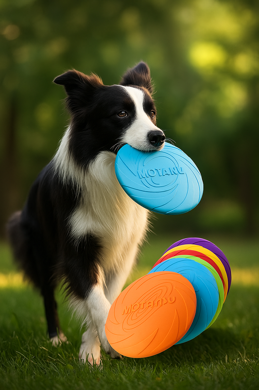 Bite-Resistant Flying Disc – Interactive Outdoor Toy for Dogs & Puppies