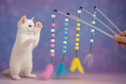 Kitten Play Wand – Fun Feather Cat Toy