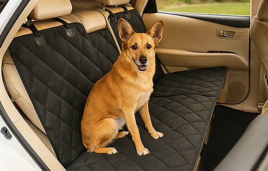 Dog Car Seat Cover for Back Seat – Waterproof, Scratchproof, Non-Slip Protector
