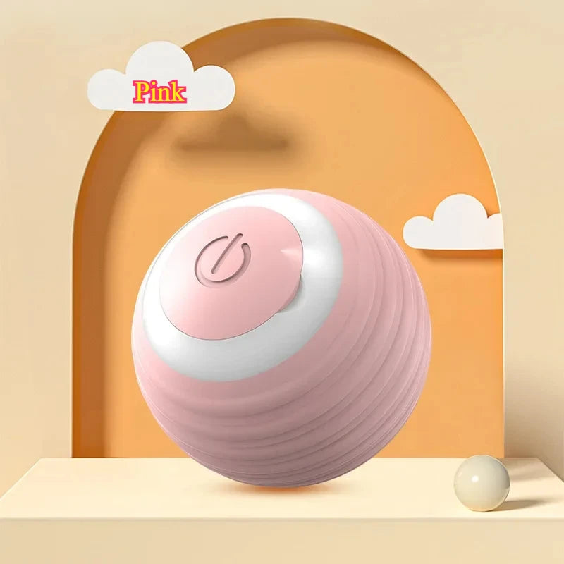 Interactive Cat Toy Ball – Automatic Rolling with Faux Tail, Rechargeable Smart Mouse Imitation