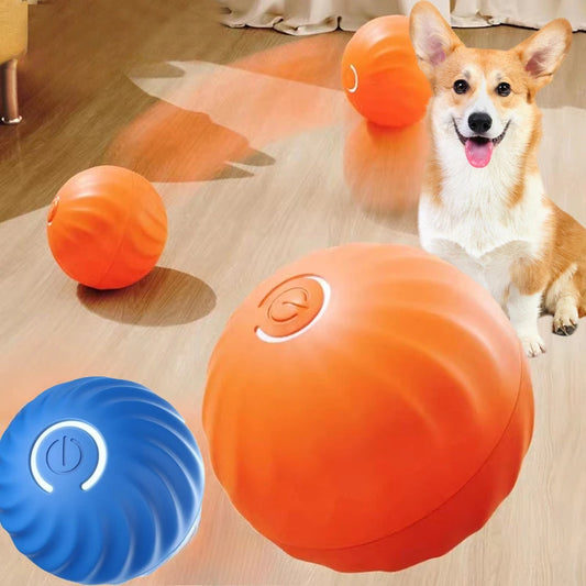 Smart Interactive Dog Toy Ball – USB Rechargeable, Jumping & Rotating